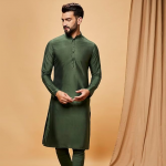 Men's Kurta Indo-Western Sherwani Churidar Set